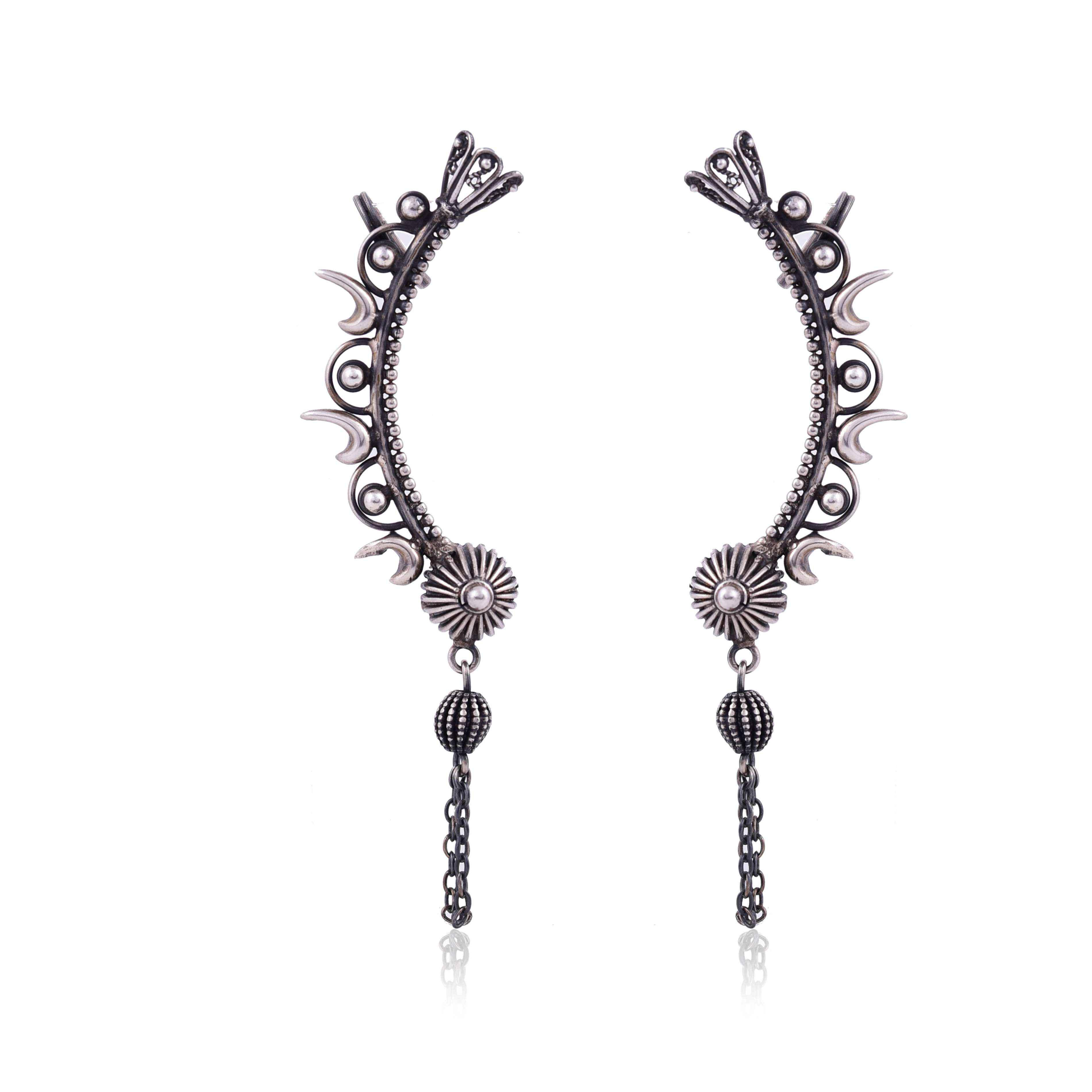 Sterling Silver ear cuff earring :SKU5790